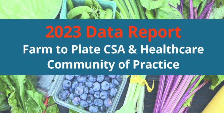 Cover for 2023 CSA and Healthcare data report