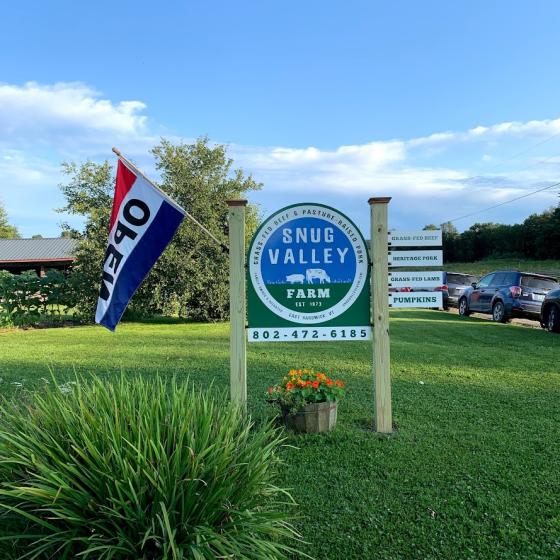 Snug Valley Farm Sign in East Hardwick