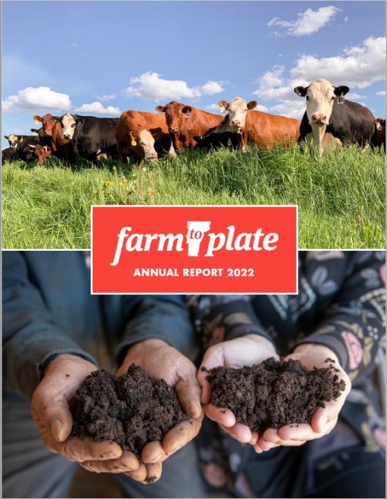 Farm to Plate Annual Report 2022 Cover Image