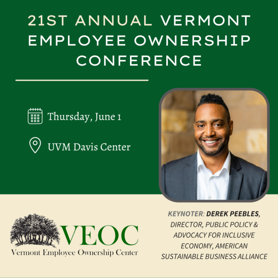 21s5 Annual Vermont Employee Ownership Conference
