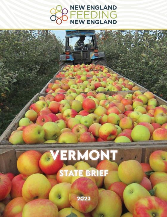 Vermont specific data from the New England Feeding New England report