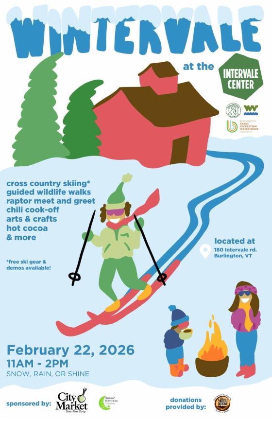 Wintervale Intervale Center February 22nd, 11AM - 2PM