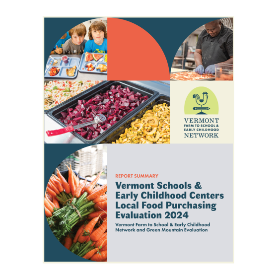 2026 Vermont Farm to School Network Local Purchasing Evaluation Summary Report Cover