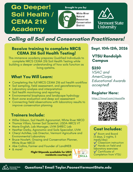 Go Deeper: Soil Health Assessment, Monitoring & Biophysics Academy