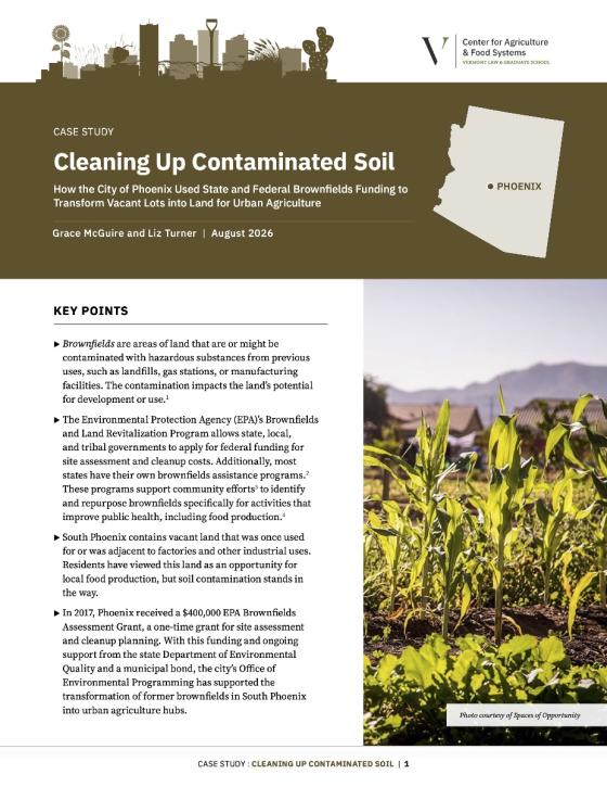 cover of cleaning up contaminated soil resource