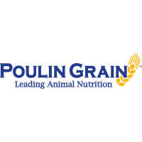 Logo: Poulin Grain - Leading Animal Nutrition